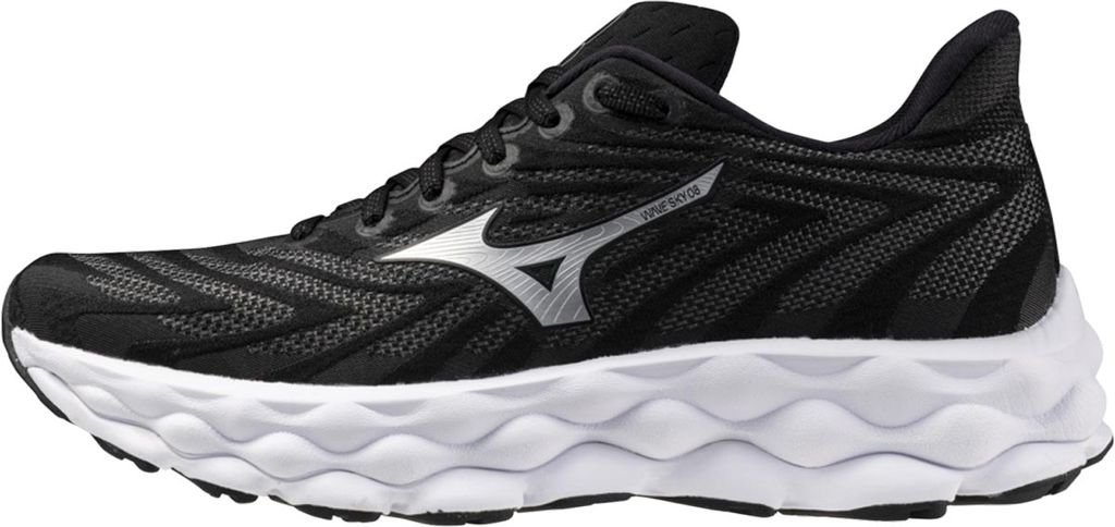 Mizuno Wave Sky 8 W-BLACK/GREY-UK 7