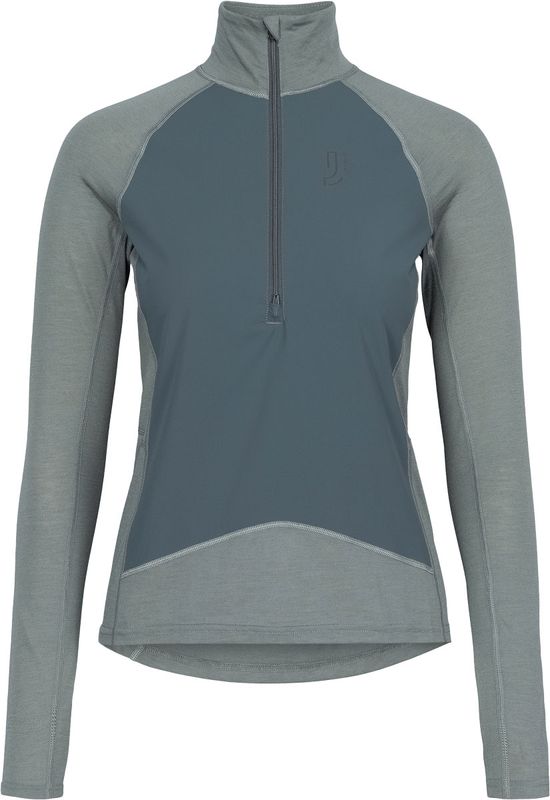 Johaug Discipline Wind Half Zip W Längdskidjacka Dark Green, L