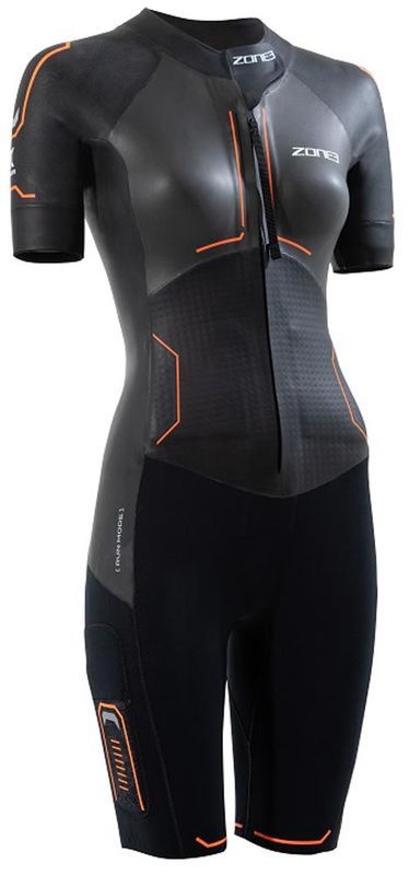 Zone3 Evolution Swimrun W Våtdräkt Black/Orange/Gunmetal, M