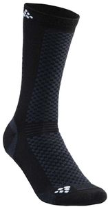 Craft Warm Mid Sock 2-pack-BLACK-37/39