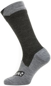 SealSkinz All Weather Mid Sock-BLACK-36/38