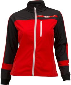 Swix Carbon Light Softshell Jacket W-RED-XS