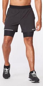 2XU Aero 2-In-1 5-Inch Shorts M