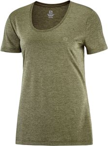 Salomon Agile SS Tee W-GREEN-L