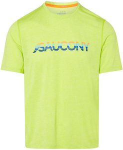 Saucony Stopwatch Graphic SS M-YELLOW-XL