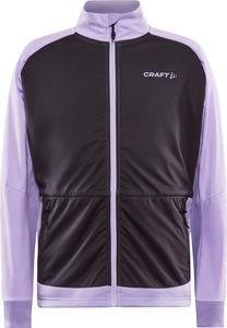 Craft CORE Warm XC Jacket Junior-BLACK/PURPLE-146/152