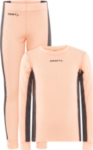 Craft Core Dry Baselayer Set Junior-CORAL-134/140