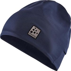 Craft ADV Microfleece Ponytail Hat-BLACK/BLUE-OZ