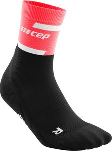 CEP The Run Socks Mid v.4 W-BLACK/PINK-II