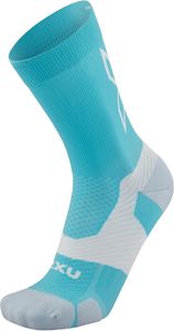 2XU Vectr Light Crew Socks-TURQUOISE-M