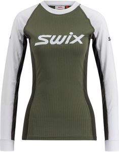 Swix RaceX Classic Long Sleeve W-DARKOLIVEGREEN-L