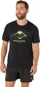 Asics Fujitrail Logo SS Top M-BLACK/YELLOW-S