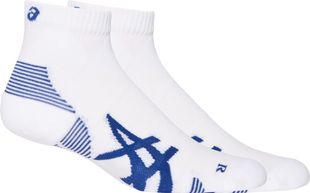 Asics 2-pack Cushion Run Quarter Sock U-WHITE-35/38