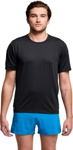 Saucony Stopwatch Short Sleeve M-BLACK-M