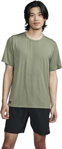 Saucony Stopwatch Short Sleeve M-DARKOLIVEGREEN-M