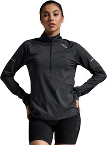 2XU Aero 1/2 Zip W-BLACK/GREY-M