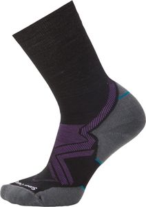 Smartwool Run Cold Weather Targeted Cushion Crew Socks W-BLACK-M