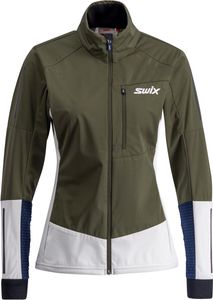 Swix Nordic XC Jacket W-WHITE/GREEN-M