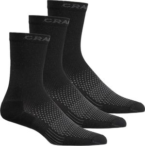 Craft CORE Dry High Sock 3-pack-BLACK-34/36