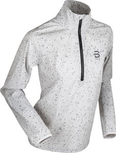 Dahlie Jacket Half Zip Run 365 W-WHITESMOKE-M