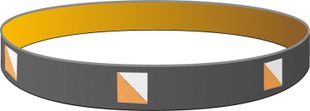 Vapro Pannband Smalt-BLACK/ORANGE-OZ