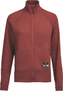 Lundhags Tived Merino Full Zip W-DARKRED-XS