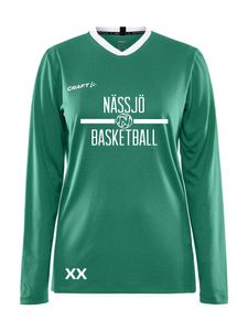 Craft Progress LS Basket Jersey W-GREEN-M