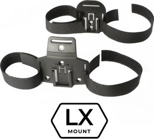 LEDX Lamp And Battery Mount For Helmets With Air Vents LX-Mount